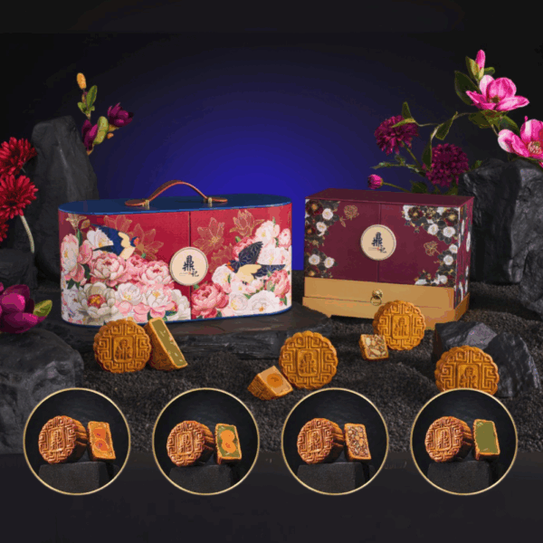 Assortment of Premium Baked Mooncakes - 4 pcs per Choice of Designer Box