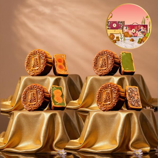 Assortment of Traditional Mooncakes