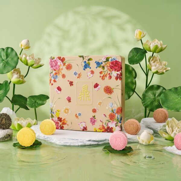 Assortment of Premium Snow Skin Mooncakes - 6 pcs in Designer Mooncake Box