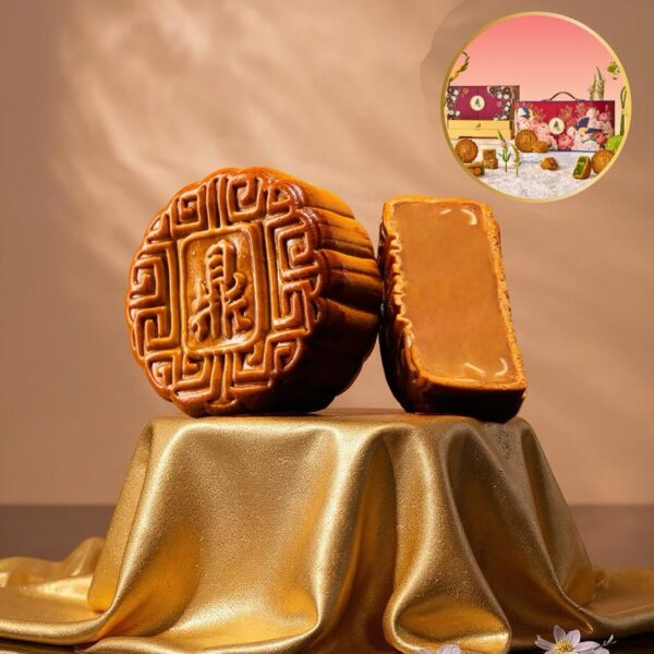 white lotus no yolk mooncake by ding mooncake 2025